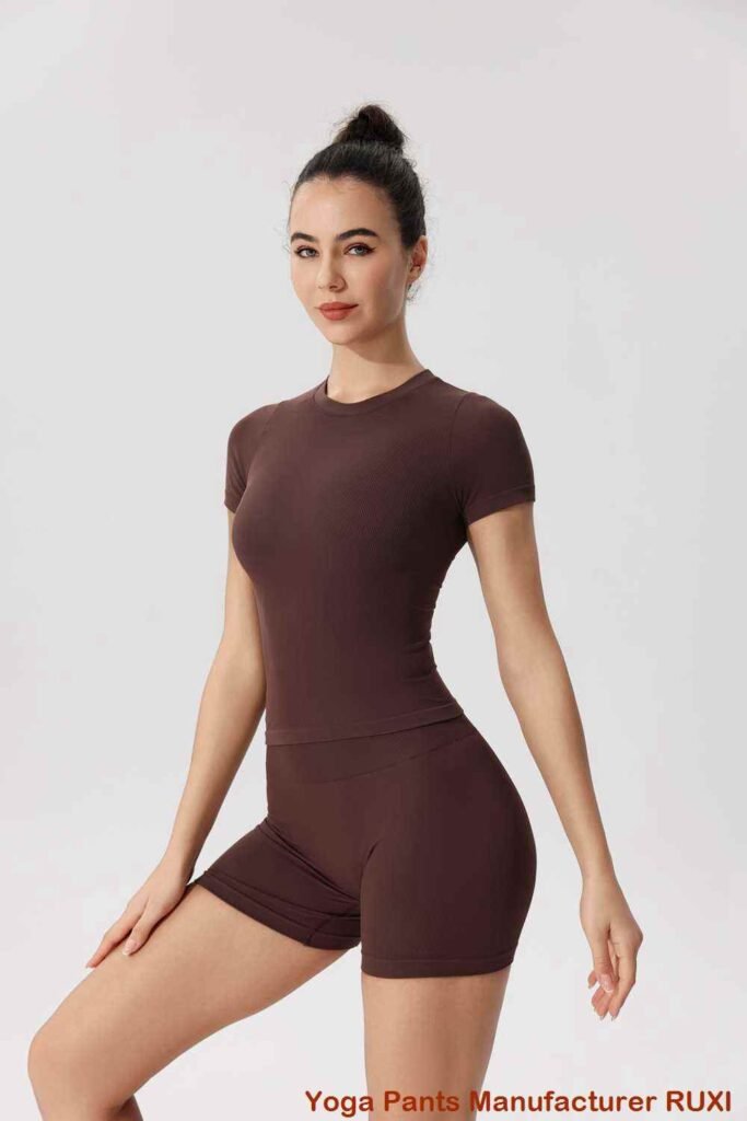 कम वृद्धि फ्लेयर लेगिंग्स RUXI