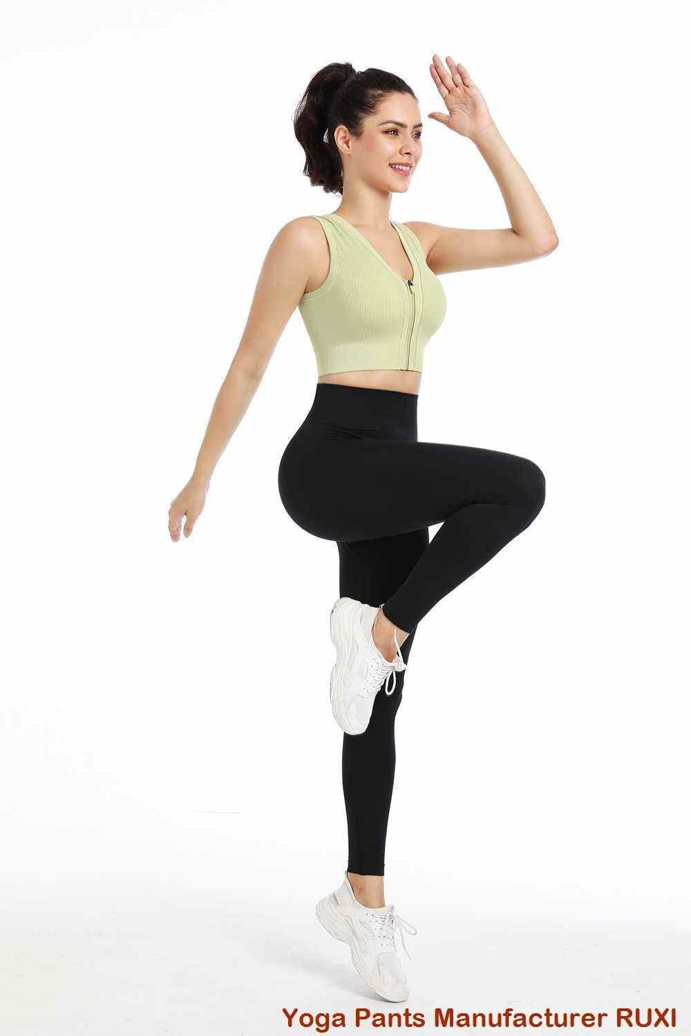 महिला कसरत शीर्ष छोटो बाहुला RUXI